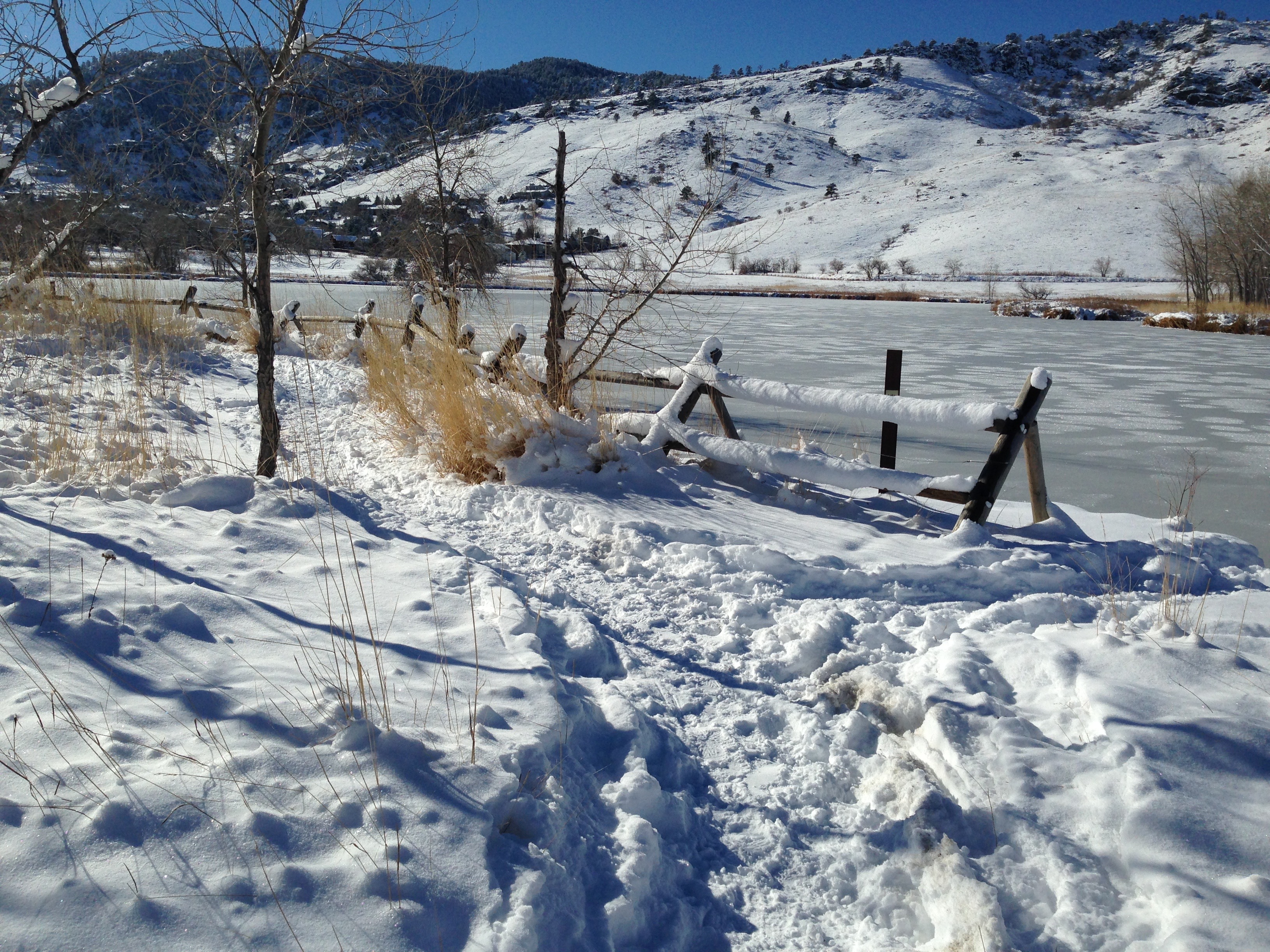 Boulder in winter, 2014